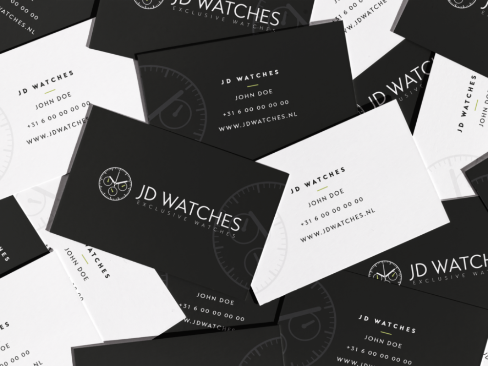 JD Watches Exclusive Watches | 2021 | Visitekaartje ontwerp